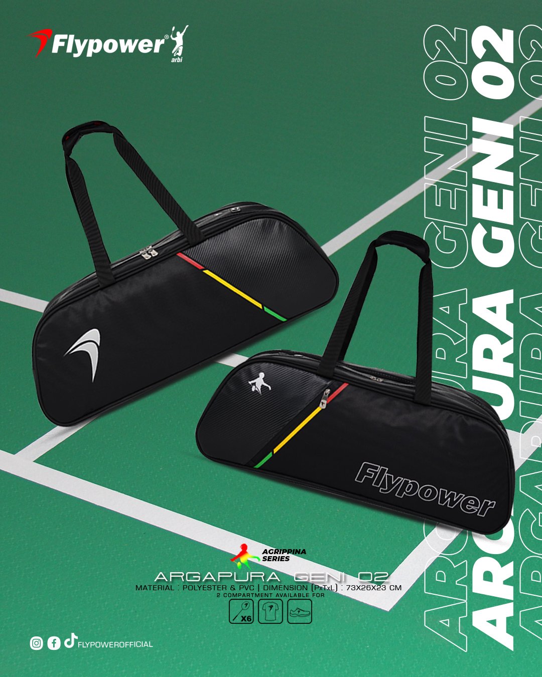 Argapura Geni 02, bags by Flypower