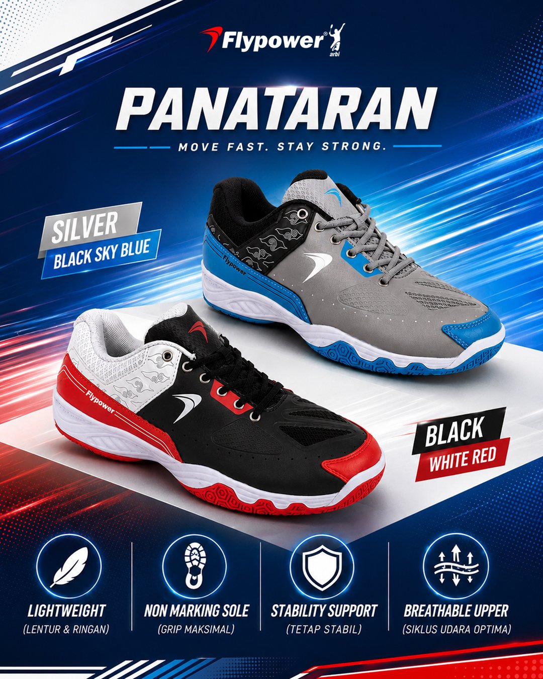 Panataran, footwear by Flypower