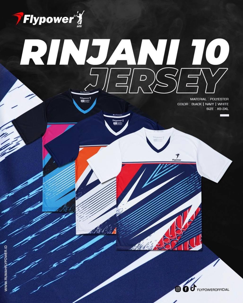 Rinjani 10, apparel by Flypower